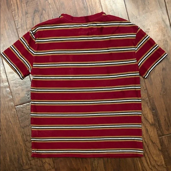 GAP Kids Striped Tee in Red and Yellow - Picture 3 of 3